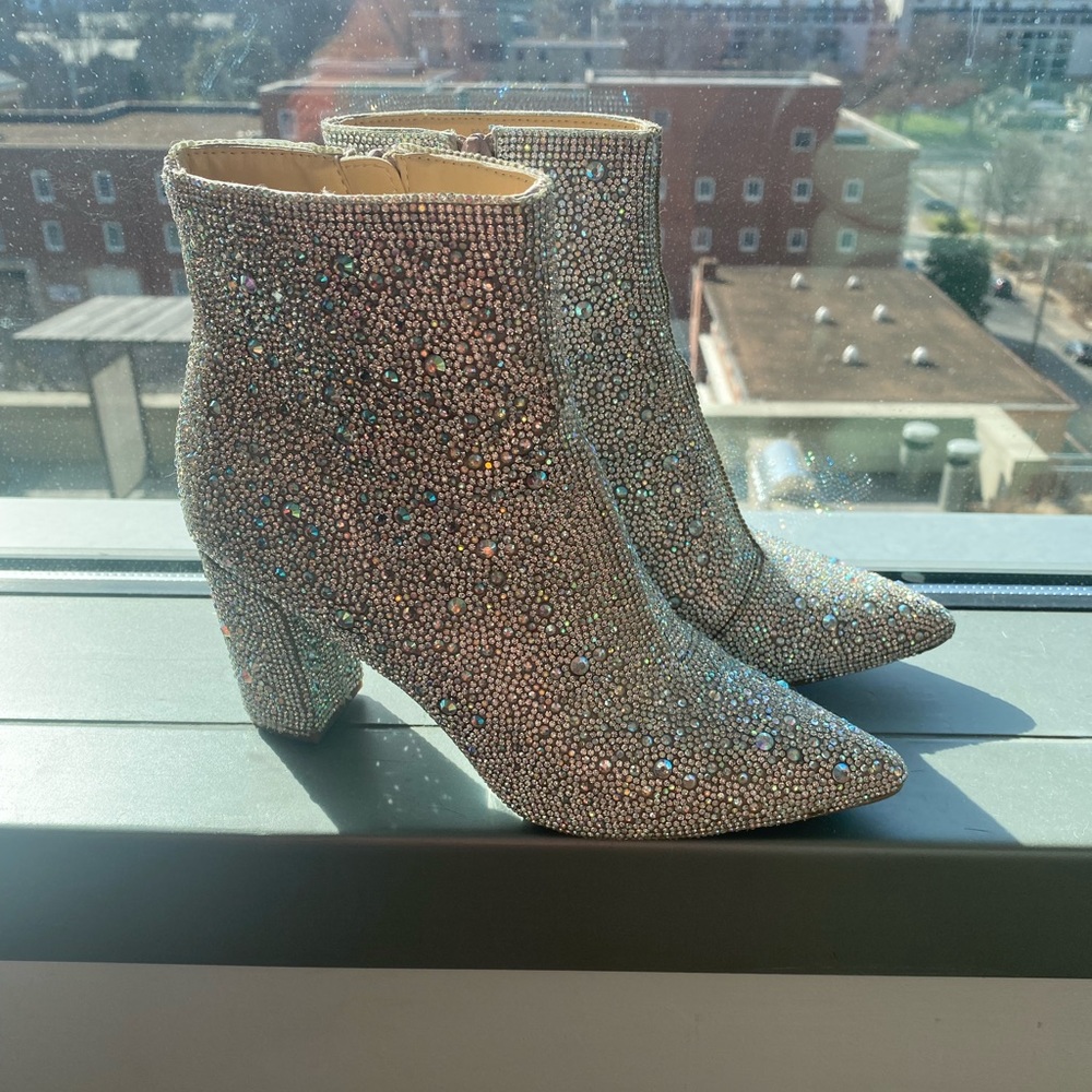 Betsy Johnson Sparkling Booties